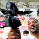 Actor Will Smith films himself on the drivers parade before the Abu Dhabi Formula One Grand Prix on November 25, 2018 in Abu Dhabi, United Arab Emirates.